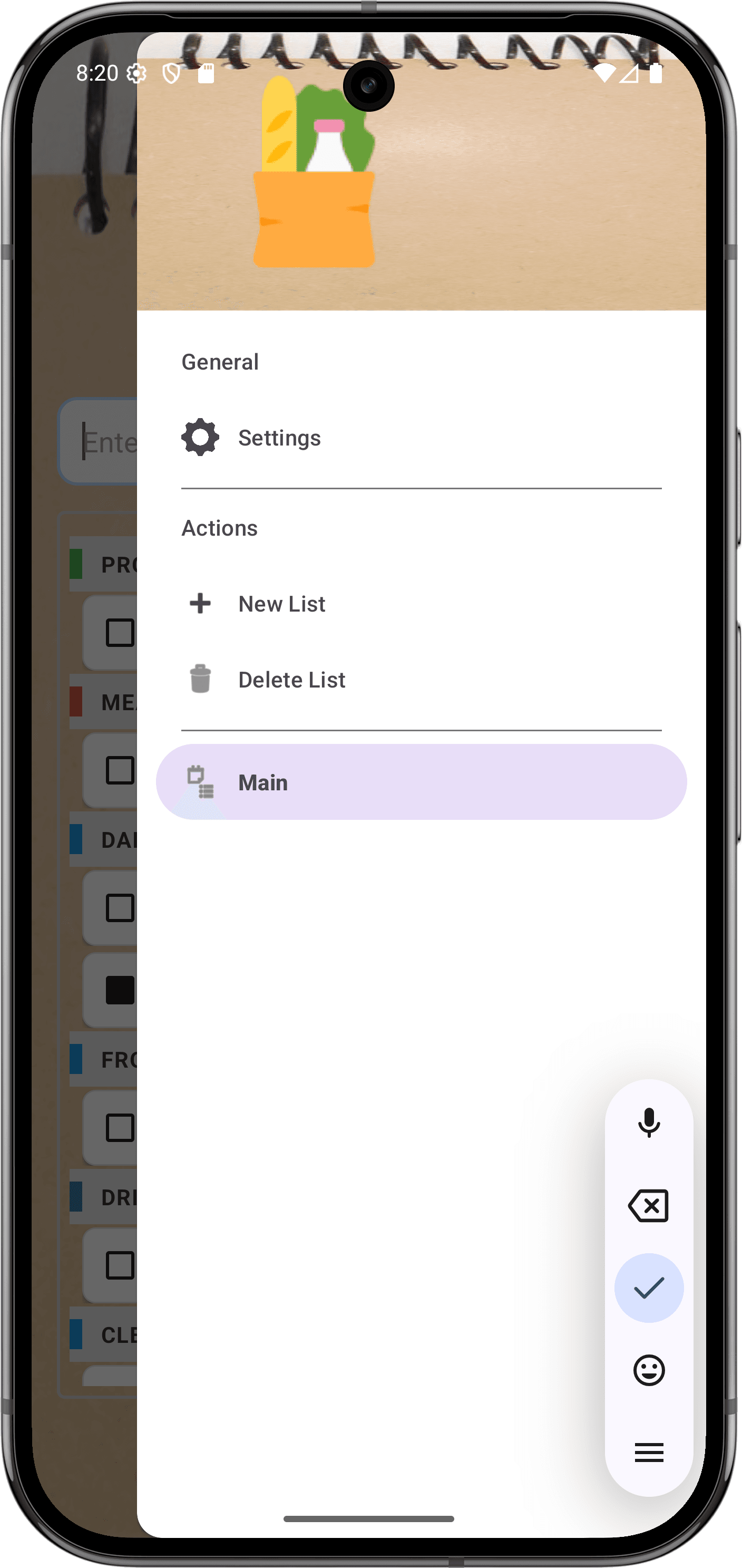 Liste de Courses (Android Natif) Screenshot 3