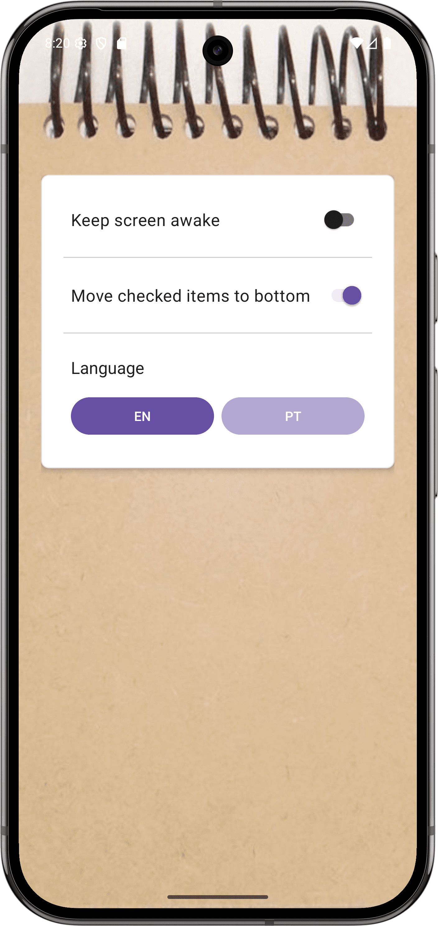 Liste de Courses (Android Natif) Screenshot 4